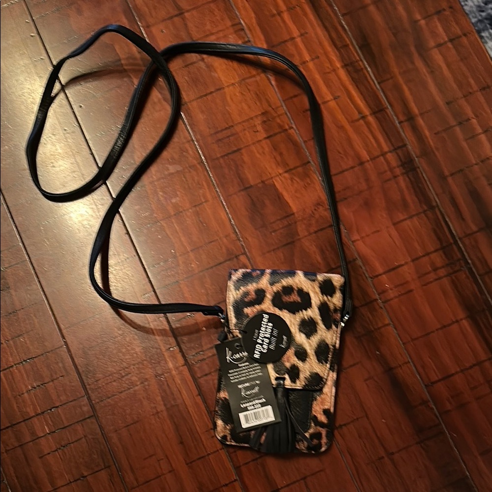 Leopard Print Crossbody Bag